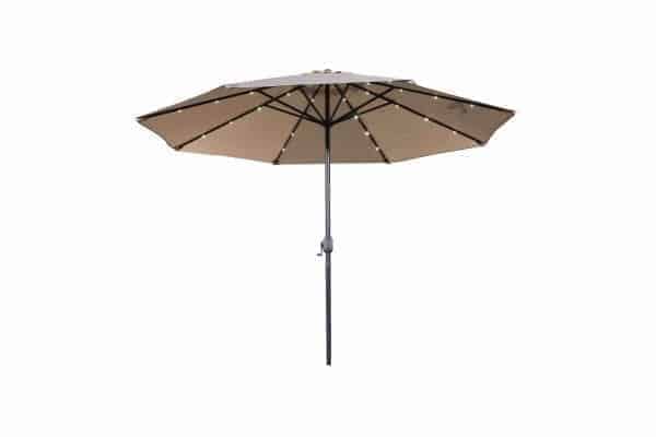 Denia Led Market Umbrella 10 feet, Beige