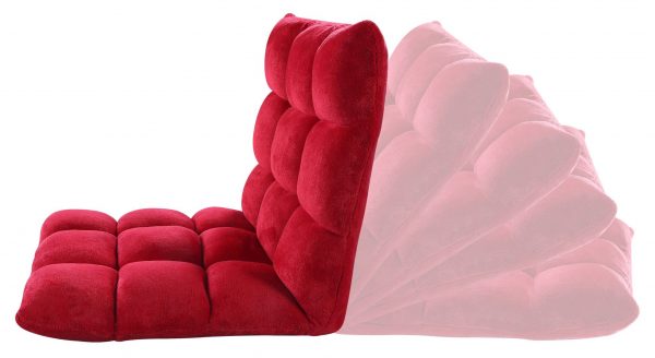 Red Gaming Floor Chair Clam